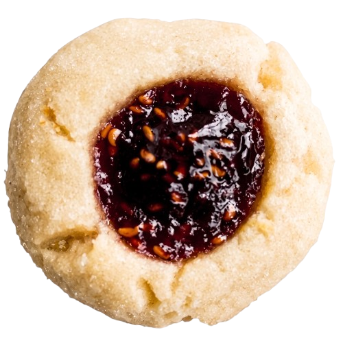 Raspberry Thumbprint Cookies