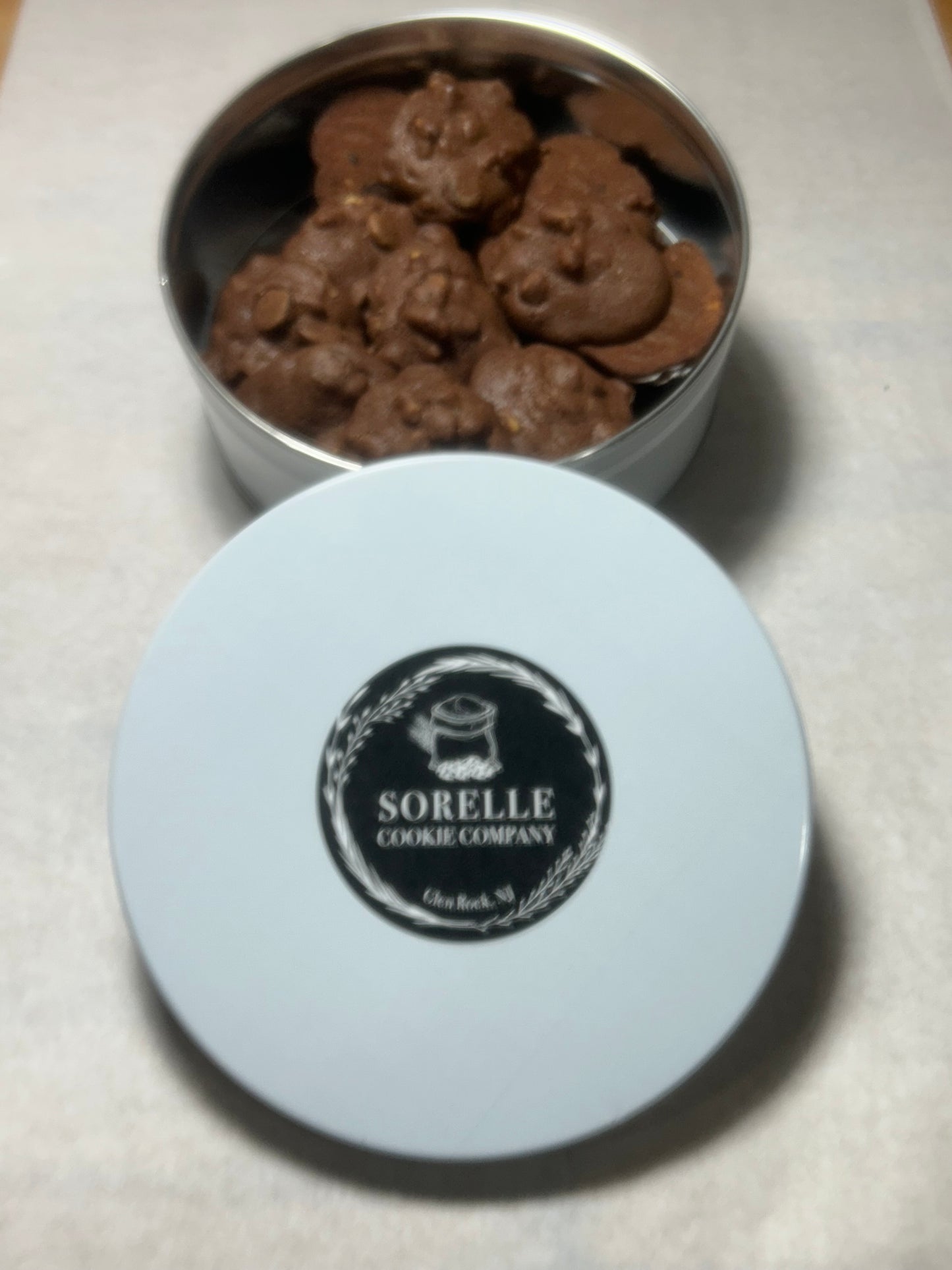 Chocolate jumble cookies