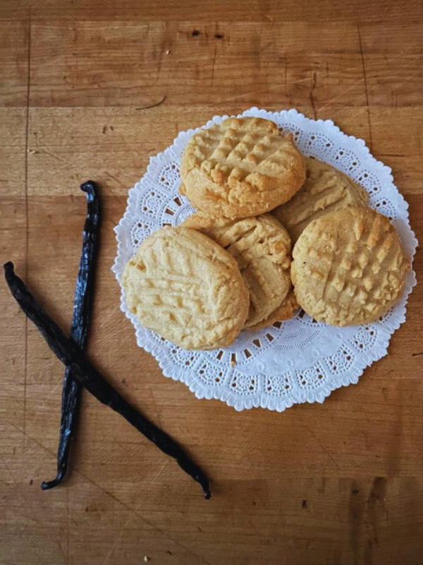 Organic Vanilla Shortbread Cookies