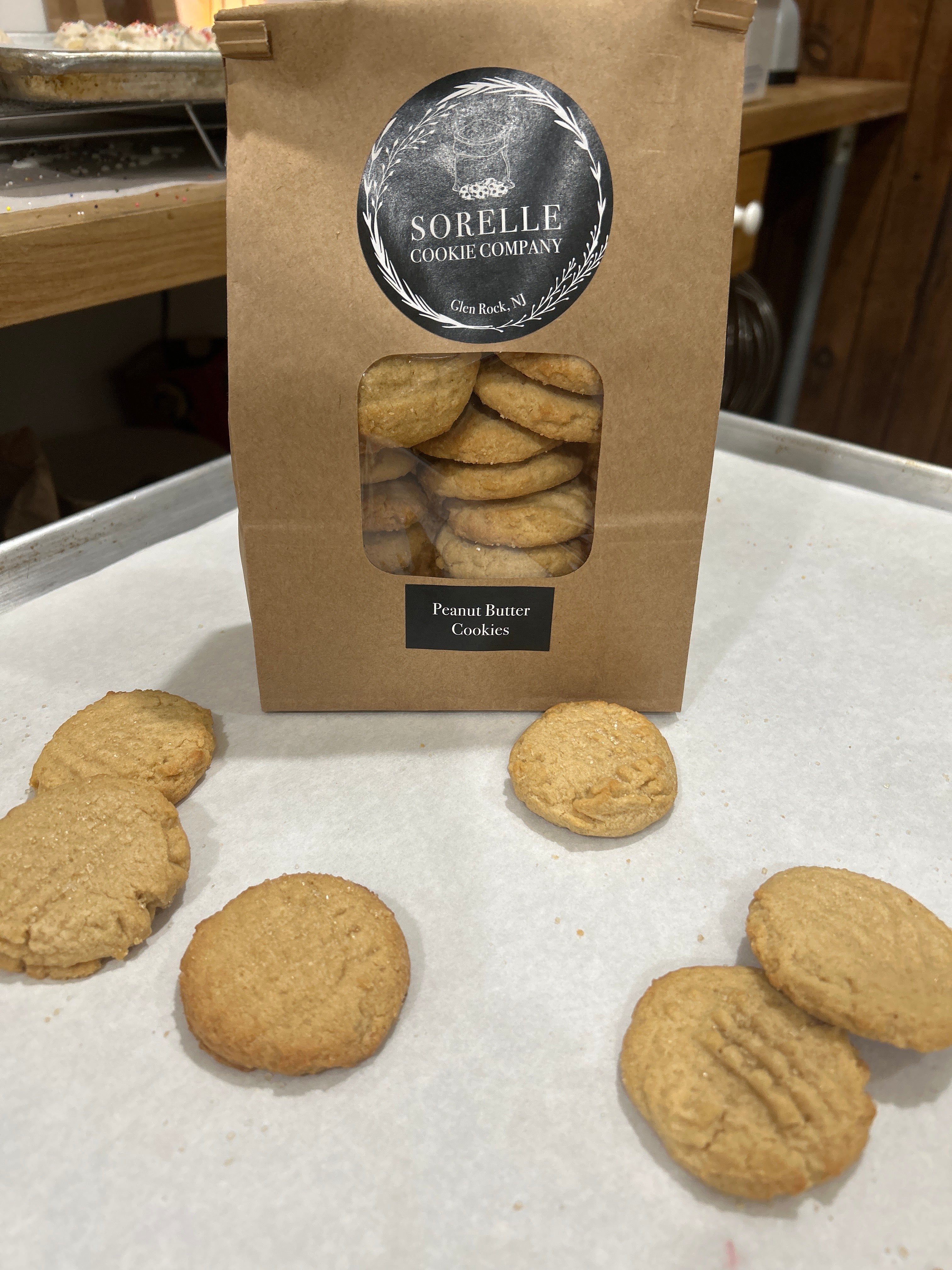 Peanut Butter Sandie Cookies