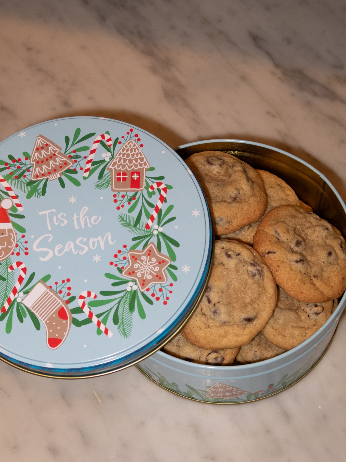 Chocolate Chip Holiday Tin