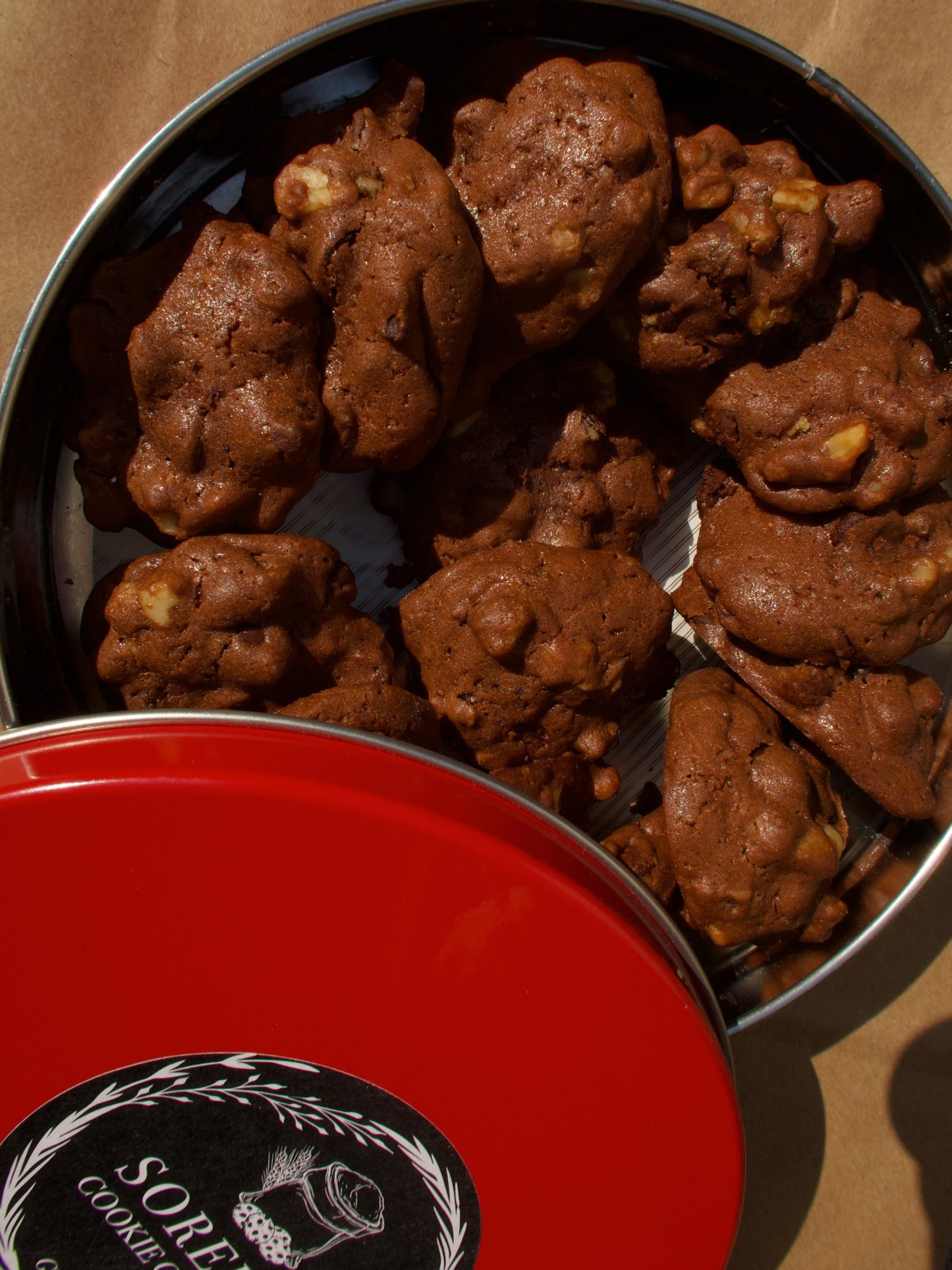 Chocolate jumble cookies