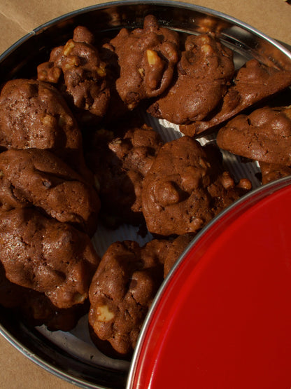 Chocolate jumble cookies