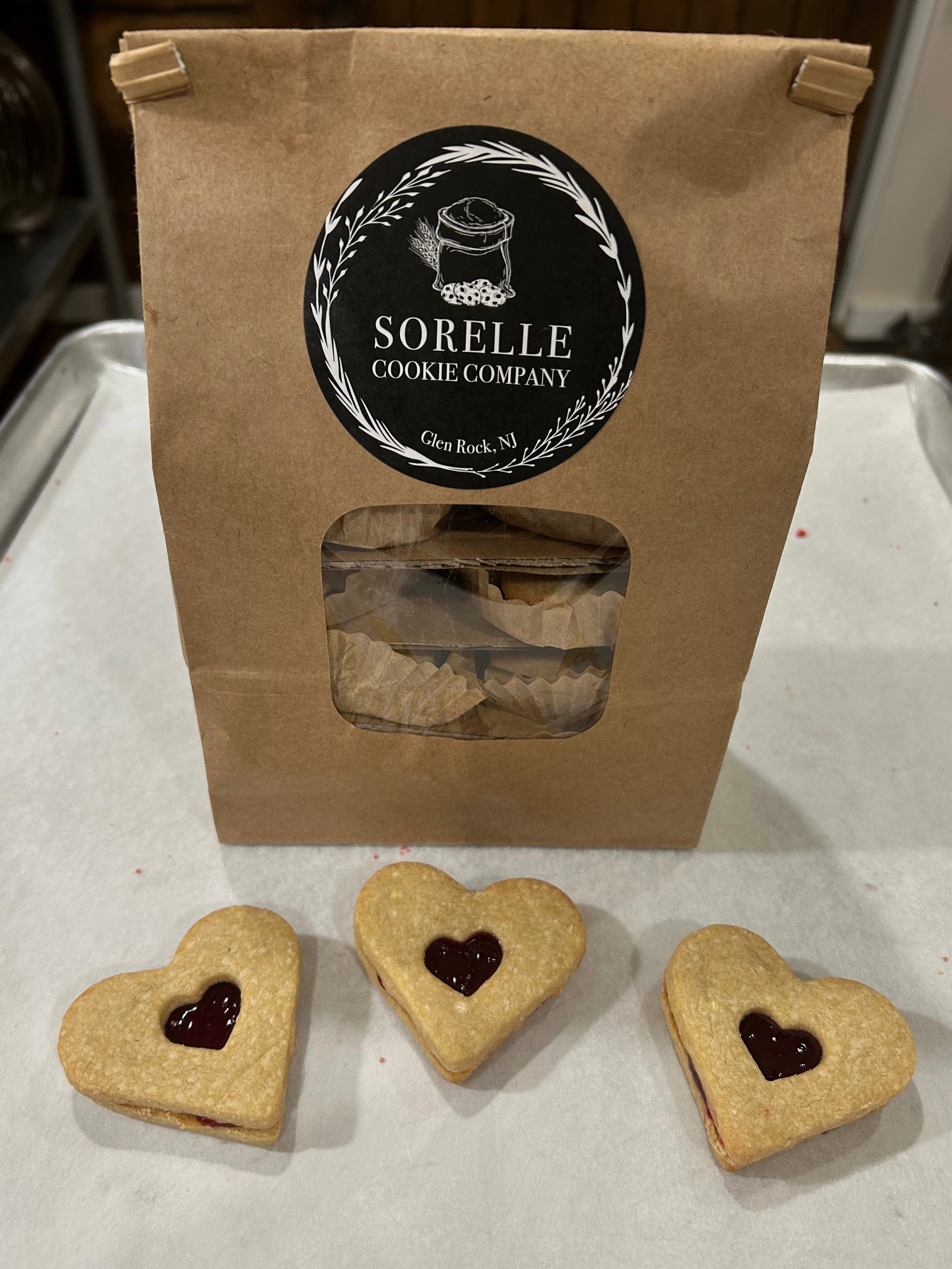 Heart Linzer Cookies